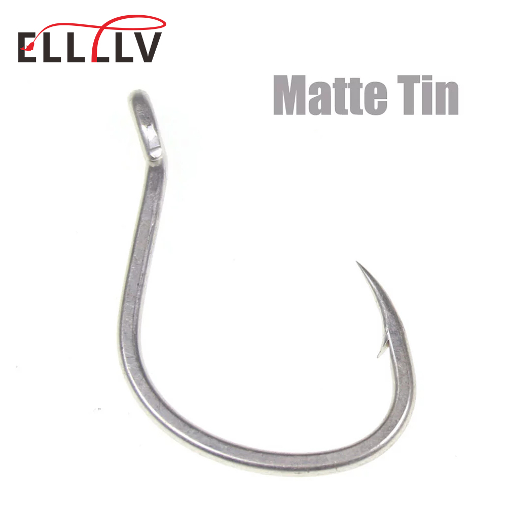 Fishing Hook Barbless - 10 sztuk matowe cyny antykorozyjne haczyki