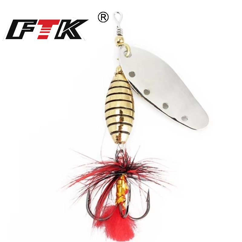 Fishing Hook Treble - Przynęta spinningowa metalowa FTK 6g 12g