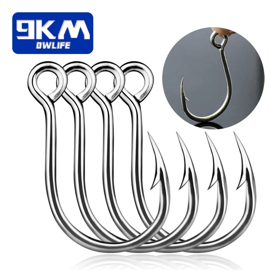 Fishing Hook Assortment - 9KM Haki wędkarskie 25 sztuk Haki