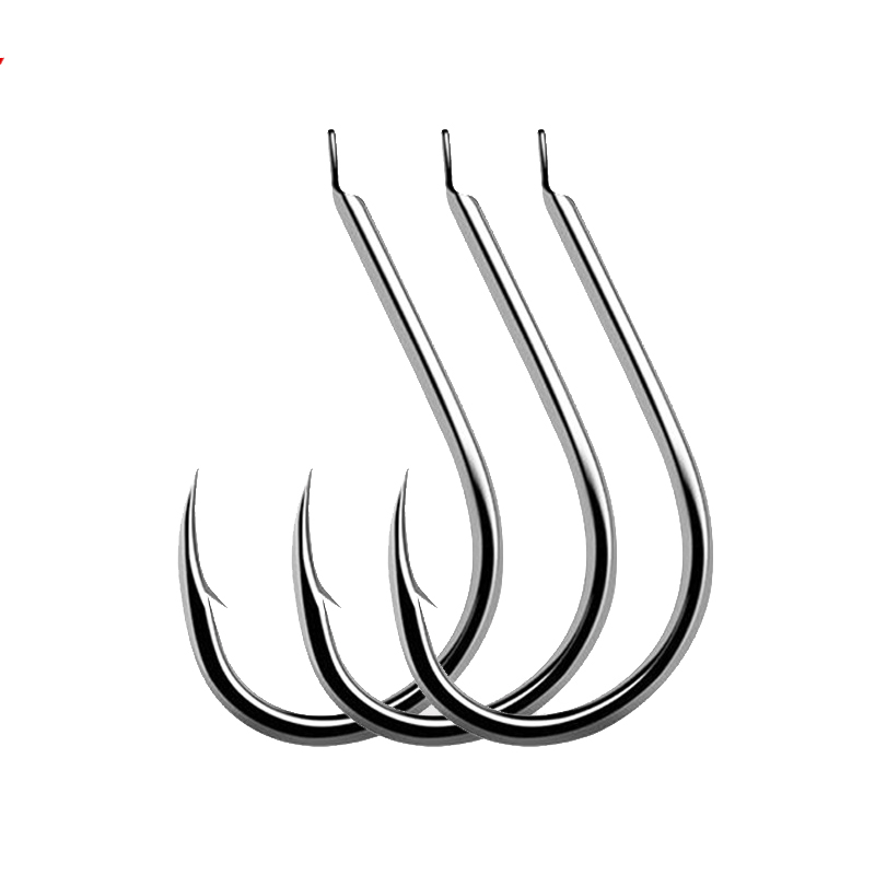 Fishing Hook Circle - 100 sztuk/partia 7 rozmiar kolczasty haczyki