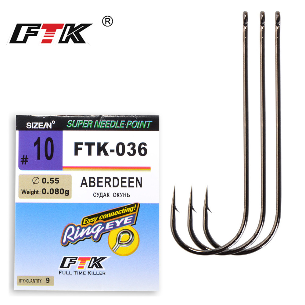 Fishing Hook Barbless - FTK Classic ABERDEEN Haczyki do wędkarstwa
