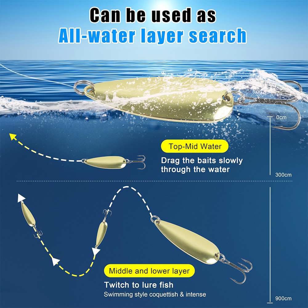5 szt. Metalowych Przynęt Wędk – Fishing Hook Treble recenzja i cena