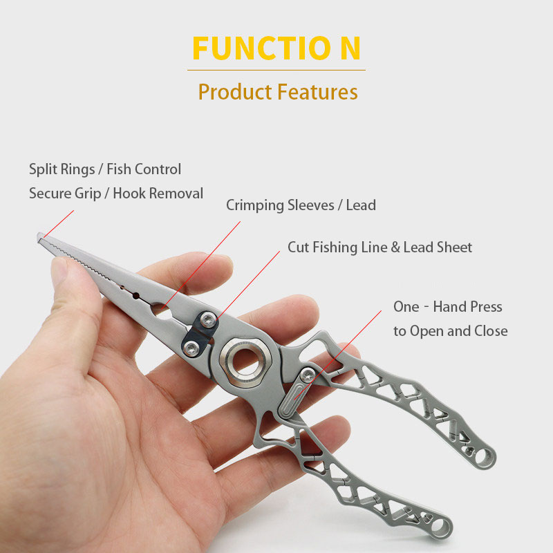 Przenośne szczypce wędkarskie  – Fishing Hook Stainless Steel recenzja i cena