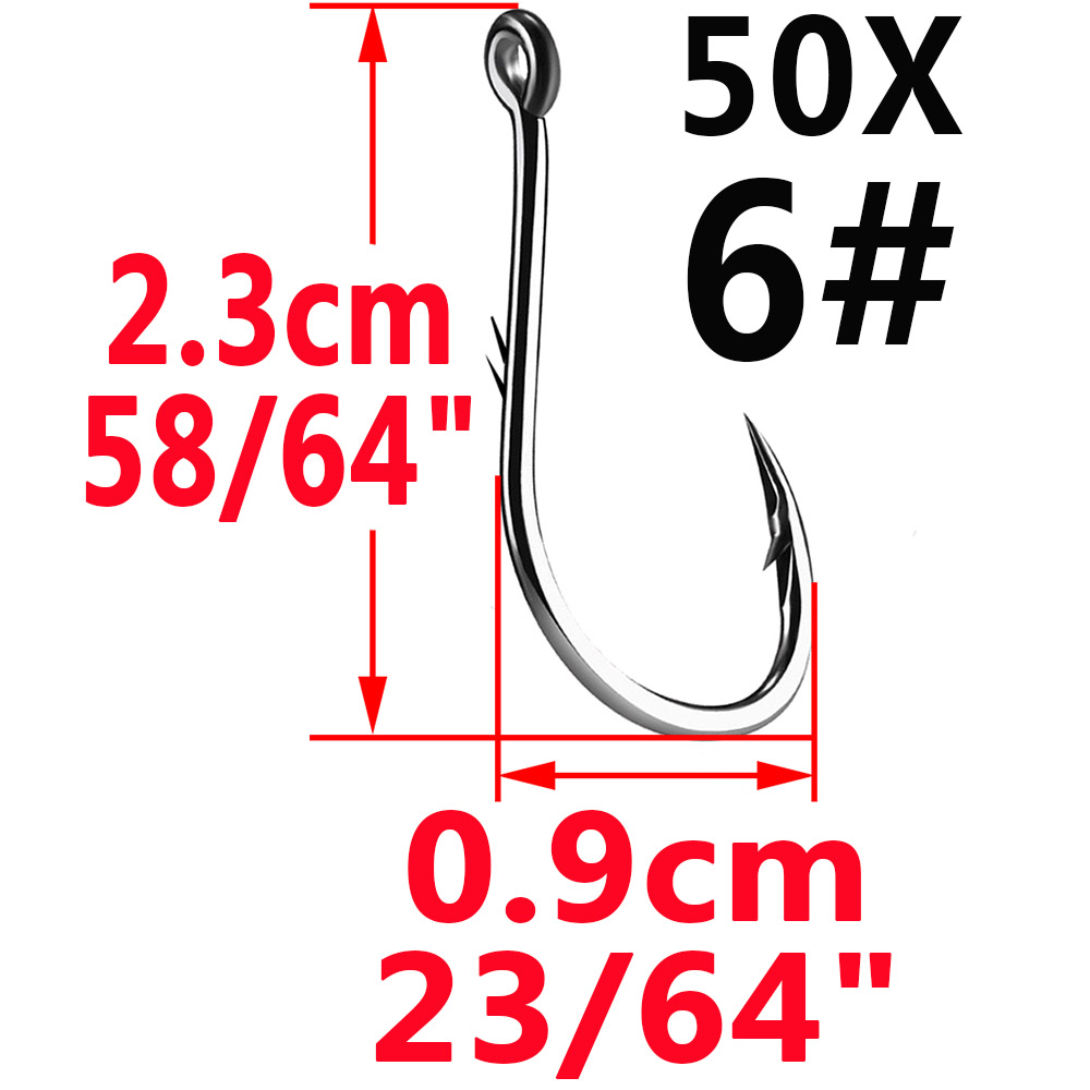50 sztuk Iseama koło Carp Eyed – Fishing Hook Circle recenzja i cena