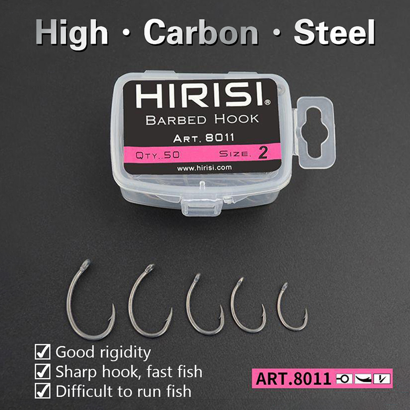 Nowe haczyki Hirisi 50 sztuk w – Fishing Hook Box recenzja i cena